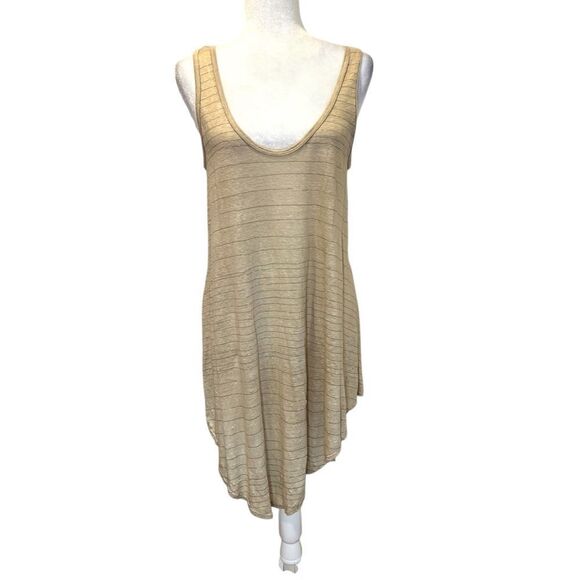 JOHNNY WAS Tan Sleeveless Dress - Picture 1 of 5